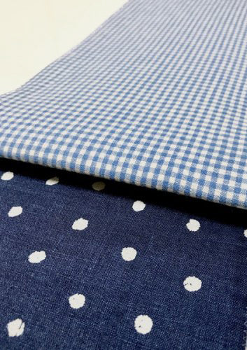 半幅帯　おちびどっとちゃん／ギンガム