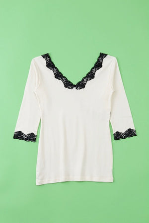 オーガニックコットン ６分丈袖アンダーシャツ