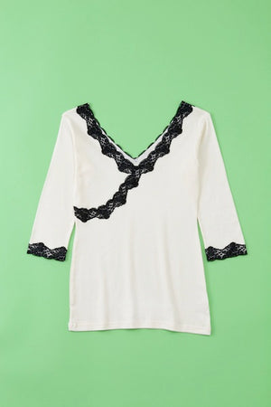 オーガニックコットン ６分丈袖アンダーシャツ