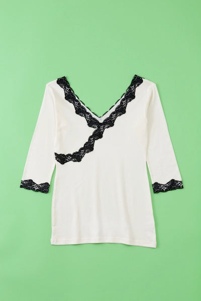 オーガニックコットン ６分丈袖アンダーシャツ